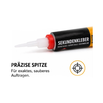 Leder Sekundenkleber für Billard Klebeleder 3 x 3g im Blister Pack
